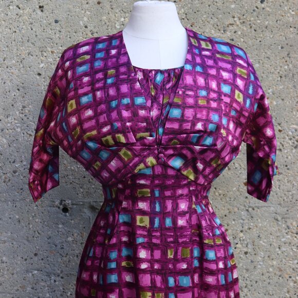 1950s purple dress and matching jacket - Picture 13 of 13